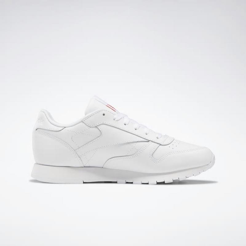 Reebok Classic Leather Shoes Womens White/Rose India CA8158HB